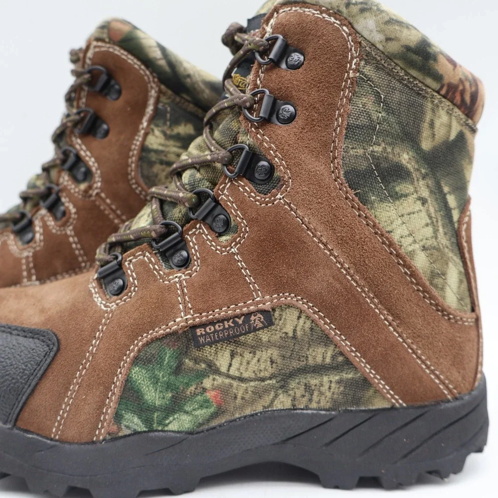 Rocky Outdoor Boots Kids 3M Brown Camo 800g Thinsulate Waterproof FQ0003710